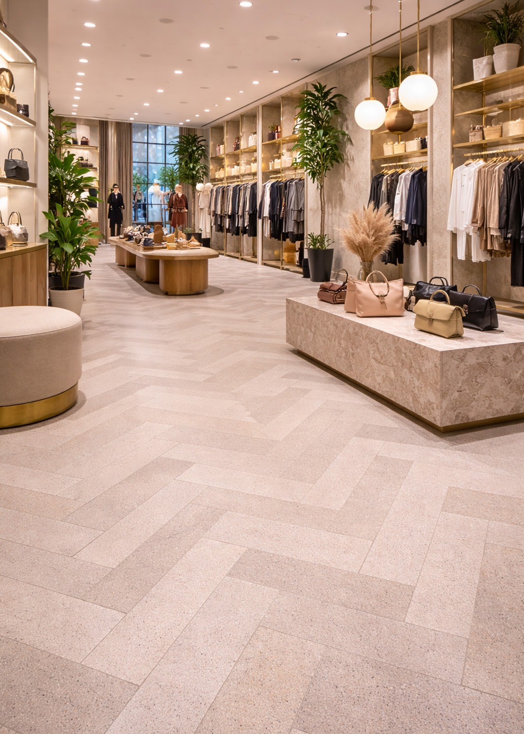Pavimenti per negozi showroom retail emilia romagna leef