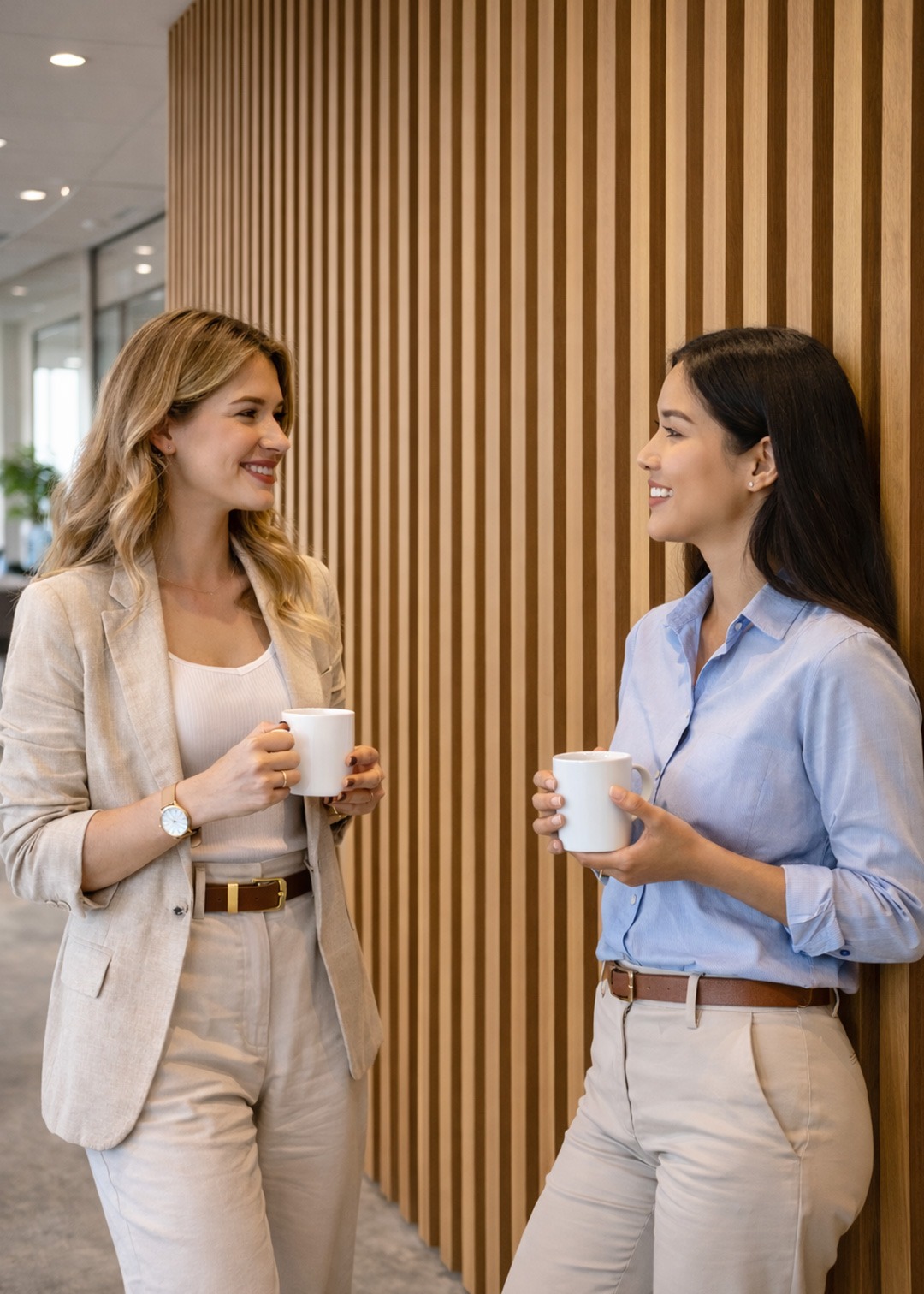 Realizzazione controparete in legno leef