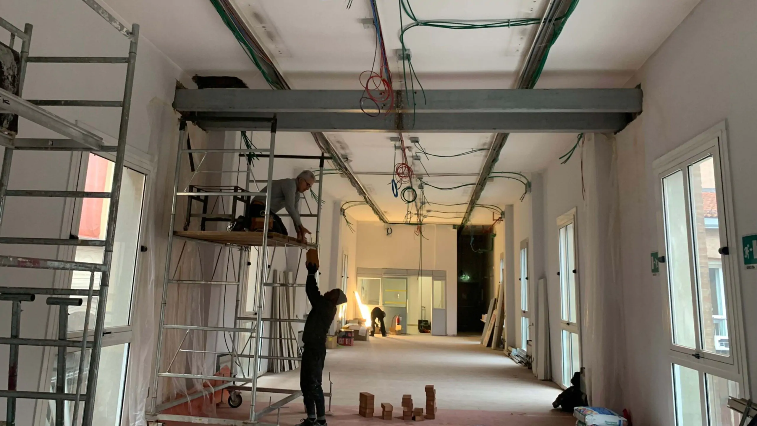 Preparazione per posa struttura