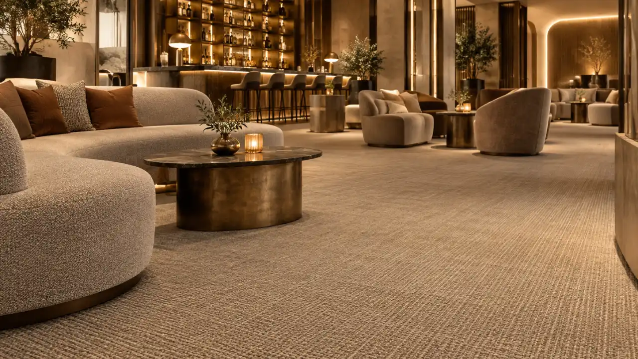 Leef pavimentazione vinilica tessuta per hotel bologna