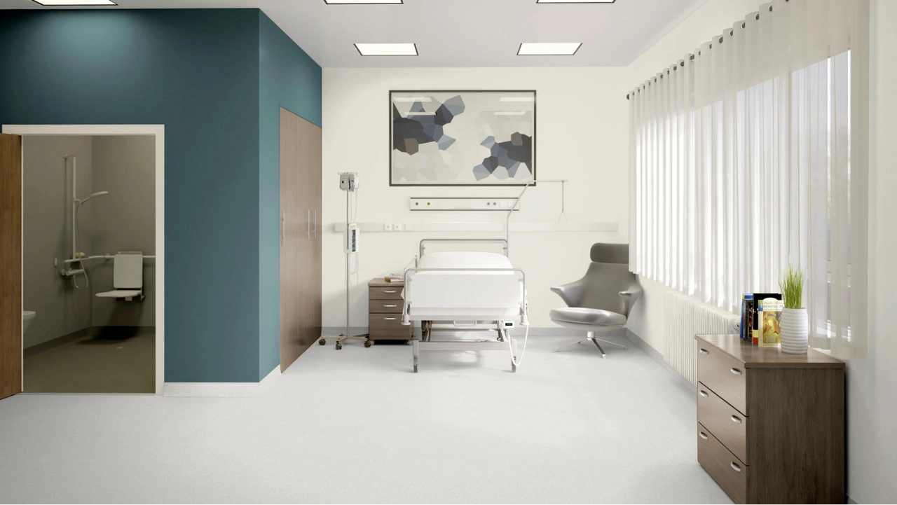 Leef pavimento vinilico acustico bio-attributed per strutture ospedaliere iq natural acoustic