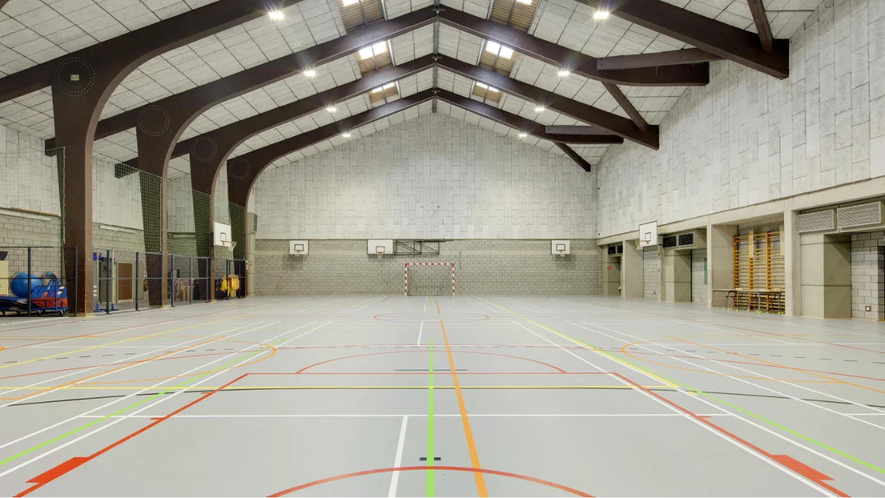 Leef pavimento vinilico per impianti sportivi omnisports compact