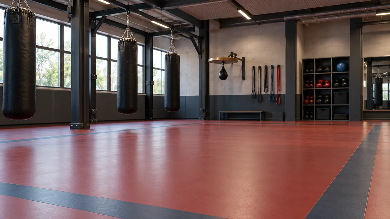 Leef pavimento per attività sportive indoor omnisports training