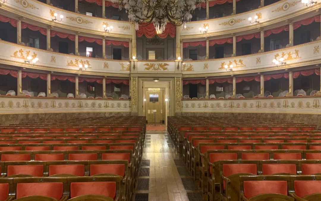 Passatoie in moquette – Teatro Pavarotti, Freni (MO)