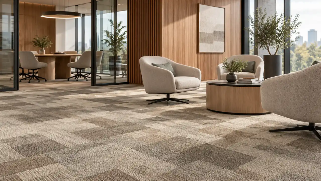 Leef moquette a quadrotte effetto naturale airmaster sphere bologna