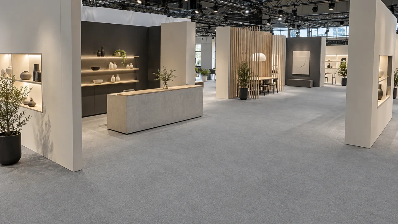 Leef moquette showtime colour per fiere e hotel