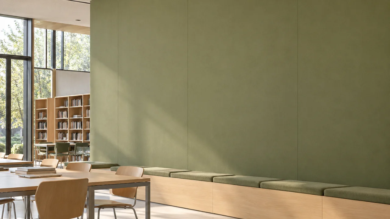 Leef rivestimento murale in linoleum per scuole emilia romagna